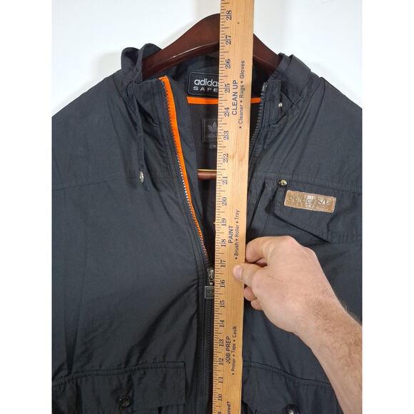 Adidas Mens Jacket Medium Black Safety Field Military Utility - Picture 4 of 6